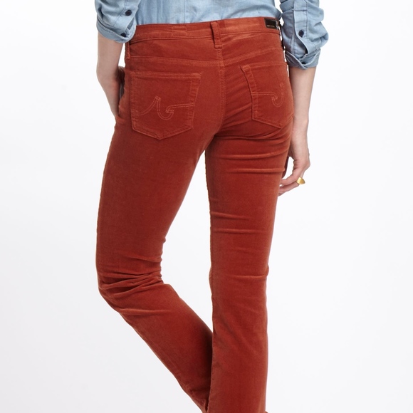 Ag Adriano Goldschmied Denim - AG The Stevie Slim Straight Corduroy Pants